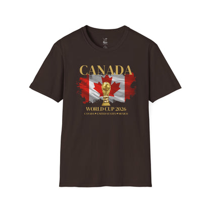 Celebrate Your Canadian Pride – with this Canada World Cup Unisex T-Shirt, Soccer Fan Apparel, Sports Tee, Gift for Football Lovers, 2026 Championship Shirt
