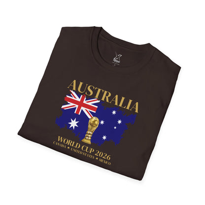 Australia, Awaken Your Aussie Spirit! The Ultimate Football Fan T-shirt! World Cup 2026.  Here We Come!
