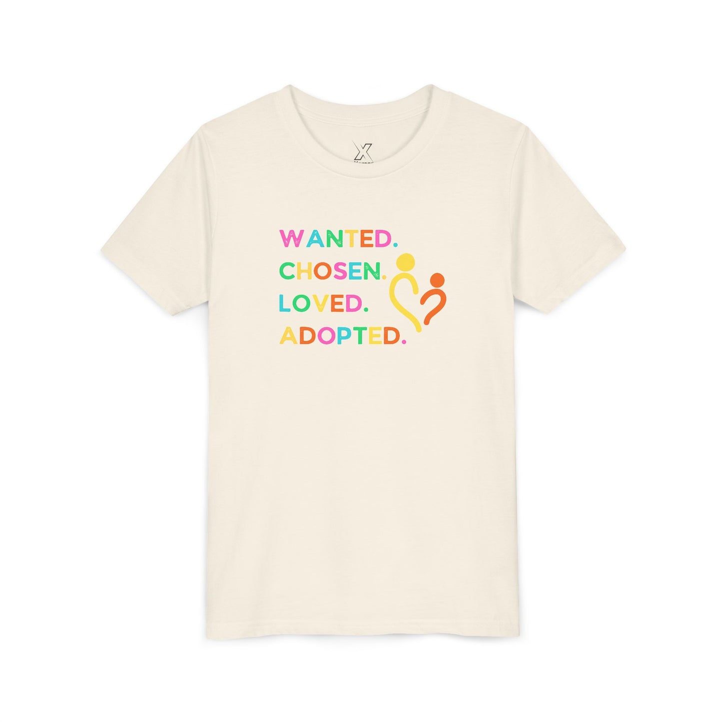 Youth Adoption Celebration Tee, Adopted Shirt, Kids Love Tee, Family Unity Apparel, Gifts for Kids, Positive Message Shirt