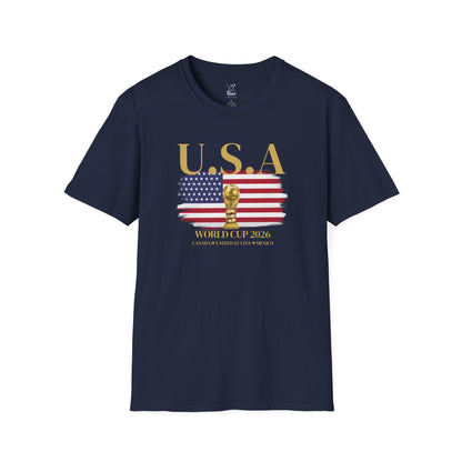 USA World Cup 2026 Fan Tee!. Show Your U.S.A Team Spirit in Style! Soccer Fan T-Shirt, Soft style Tee, Sports Apparel, Gift for Sports Lovers.